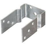 Fence Anchors 12 pcs Silver 9x6x15 cm Galvanised Steel 145334