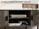 TV Stand Cabinet for TVs up to 55 Inches, TV Unit with Storage Shelves and Cupboard for Living Room, T3398P377900