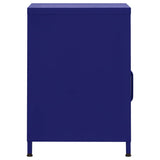 Nightstands 2 pcs Navy Blue 35x35x51 cm Steel 3095215