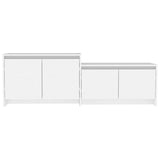 TV Cabinet White 146.5x35x50 cm Engineered Wood 809809