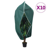 Plant Fleece Covers with Zip 10 pcs 70 g/m 3.93x3 m 3203585