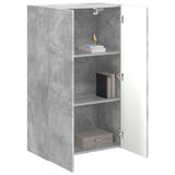 TV Wall Cabinet Wall-mounted Concrete Grey 59.5 x 31 x 100 cm 892372