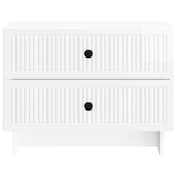 Bedside Cabinet High Gloss White 62 x 34.5 x 47.5 cm 893859