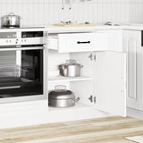 Kitchen Base Cabinet Kalmar White Engineered Wood 853477