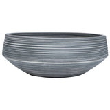 Countertop Basin Grey Round 41x14 cm Ceramic 155066