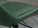 Retro Bar Stools Set of 2, Adjustable Kitchen Stool, Upholstered Bar Chairs with Back, Swivel Seat, T3398P328172