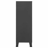 Industrial Storage Chest Anthracite 75x40x115 cm Metal 339630