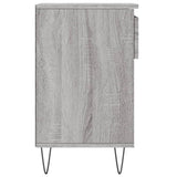 Shoe Cabinet Grey Sonoma 102x36x60 cm Engineered Wood 831370