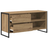 TV Cabinet Artisian Oak 100 x 36 x 49.5 cm Engineered Wood 886563