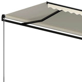 3069117 Manual Retractable Awning 450x300 cm Cream