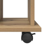 Rolling Cabinet Artisan Oak 60x45x60 cm Engineered Wood 856663