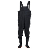 Chest Waders with Boots Black Size 40 4016983