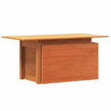 Garden Table Wax Brown 100x50x75 cm Solid Wood Pine 844910