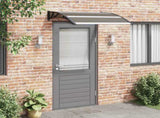 Door Canopy Black 120x100 cm PC 45633