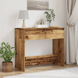 Console Table Old Wood 89x41x76.5 cm Engineered Wood 856774