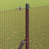 Welded Wire Fence Red 1.5 x 25 m Steel 42005326