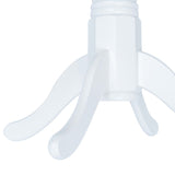 Dining Table White 106 cm Solid Rubber Wood 247353