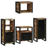 Bathroom Furniture Set 4 pcs Multicolour Solid Reclaimed Wood 3305681