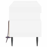 LED TV Cabinet White Engineered Wood 896545