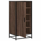 Shoe Rack Brown Oak 48x38x97.5 cm Engineered Wood 849203