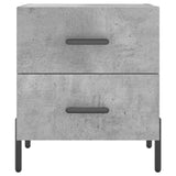 Bedside Cabinet Concrete Grey 40x35x47.5 cm Engineered Wood 827332