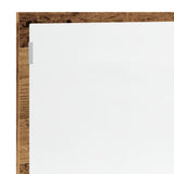 LED Bathroom Mirror Old Wood 100x8.5x37 cm Engineered Wood 856275
