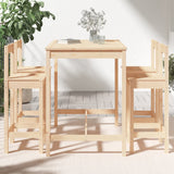 5 Piece Garden Bar Set Solid Wood Pine 3154750