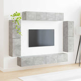 TV Cabinet 8 pcs Concrete Grey 3409144