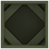 Planter 2 pcs Olive Green 30 x 30 x 30 cm Steel 883815