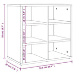 Shoe Cabinets 2 pcs Concrete Grey 52.5x30x50 cm 808693