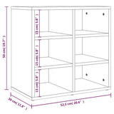 Shoe Cabinet White 52,5x30x50 cm 808684