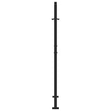 Garden Gate Black 100x150 cm Steel Light Design 4100951