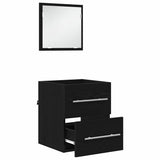 Bathroom Furniture Set with Drawer Black 41 x 38.5 x 48 cm 875694