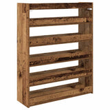 Shoe Rack Old Wood 80x25x100 cm Engineered Wood 859903