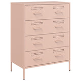 Sideboard Pink 68x39x89 cm Steel 842983
