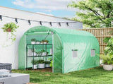 300 x 195cm Walk-In Tunnel Greenhouse - Green T3398P318749