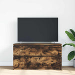 ZNTS TV Cabinet Smoked Oak 100x35x54 cm Engineered Wood 861809