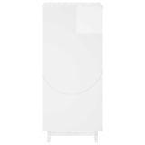 Sideboard High Gloss White 33.5 x 34.5 x 75 cm Engineered Wood 8011508