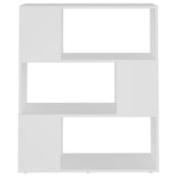 Book Cabinet Room Divider White 80x24x94 cm Engineered Wood 809125