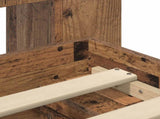 Bed Frame with Storage Old Wood 120 x 190 cm Engineered Wood 3433355