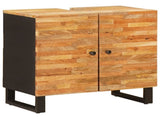 Bathroom Sets with Drawer with Shelf Natural Solid Mango Wood 3310103