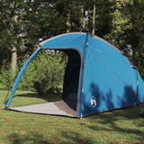 Cabin Tent with Roof Blue 370 x 230 x 185 cm Taffeta 42000991
