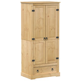 Wardrobe Corona 76x50x170 cm Solid Wood Pine 4002768