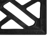 Umbrella Base Black 44x44x31 cm Cast Iron 317763