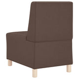 Modular Sofa Unit Armless 2 pcs Brown 55 x 74 x 82 cm 3399769