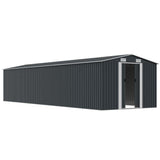 Garden Shed Anthracite 257x779x181 cm Galvanised steel 47034