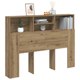Headboard Cabinet Artisan Oak 140x19x103.5 cm 856869