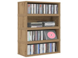 CD Storage Rack 4 pcs Artisan Oak 40 x 17 x 17 cm 8012729