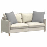 Sofa Pillows 2 pcs Cloud Grey 80 x 80 cm Fabric 42014053