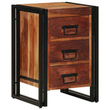 Bedside Cabinet Brown 40 x 40 x 59 cm Solid Acacia Wood 4102731